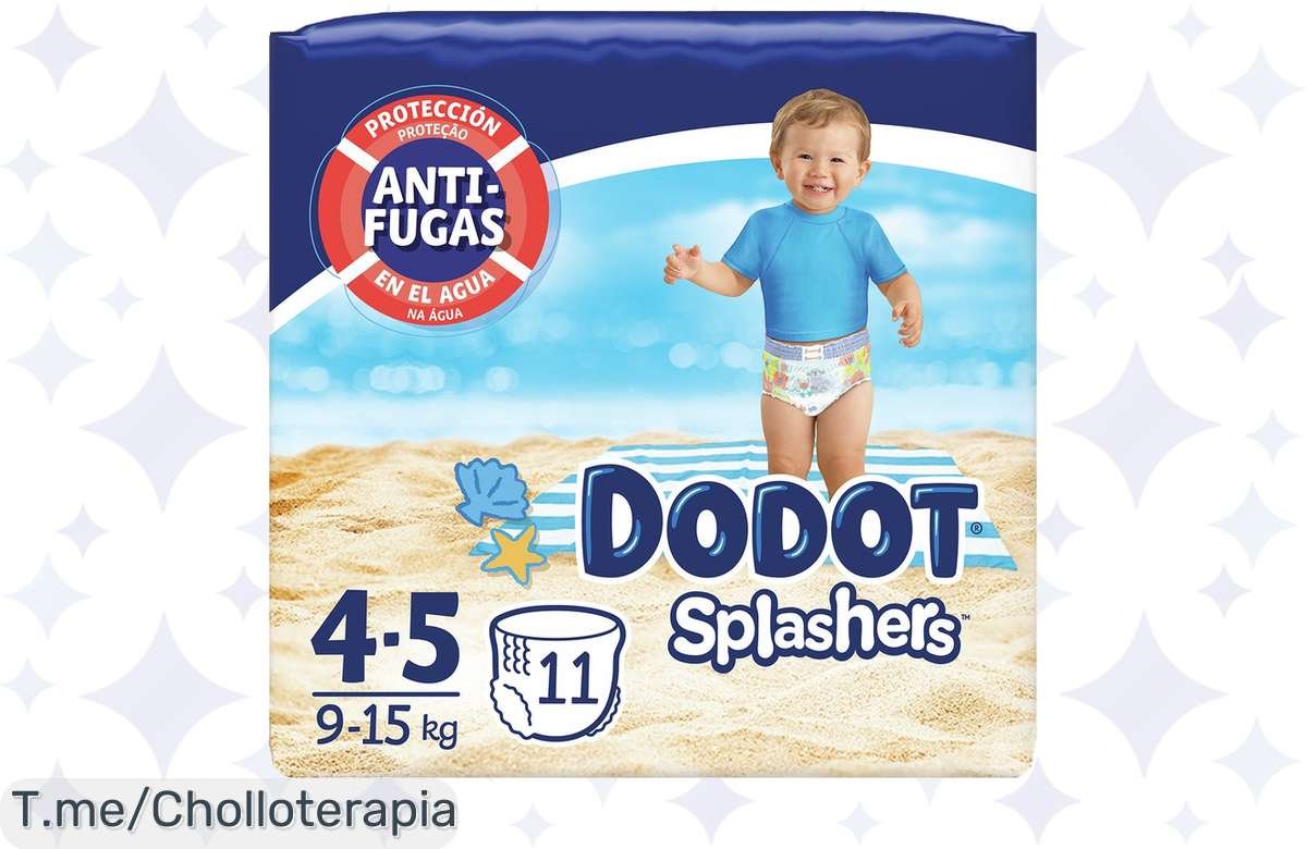 ¡Ofertón Dodot Splashers en Tallas 3, 4 y 5! ¡No te lo Pierdas!