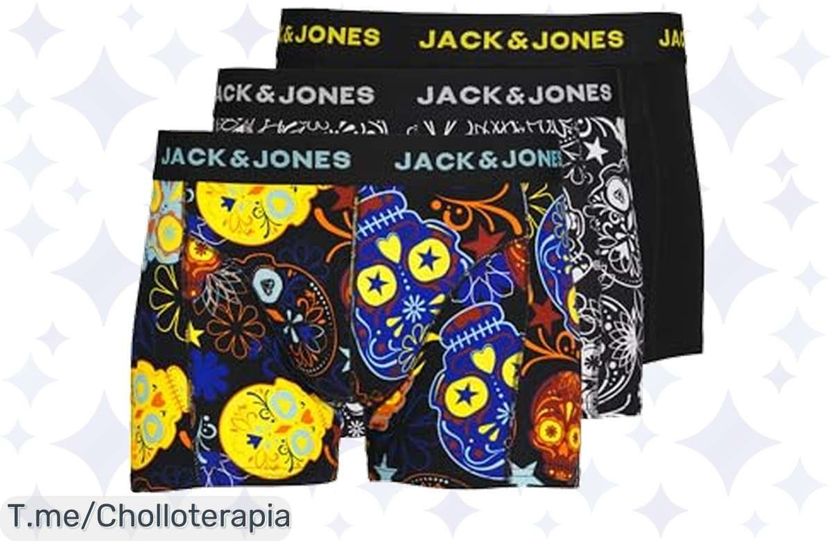 ¡Ofertón! Pack 3 Bóxer Jack & Jones eco por menos de lo que piensas, ¡corre!