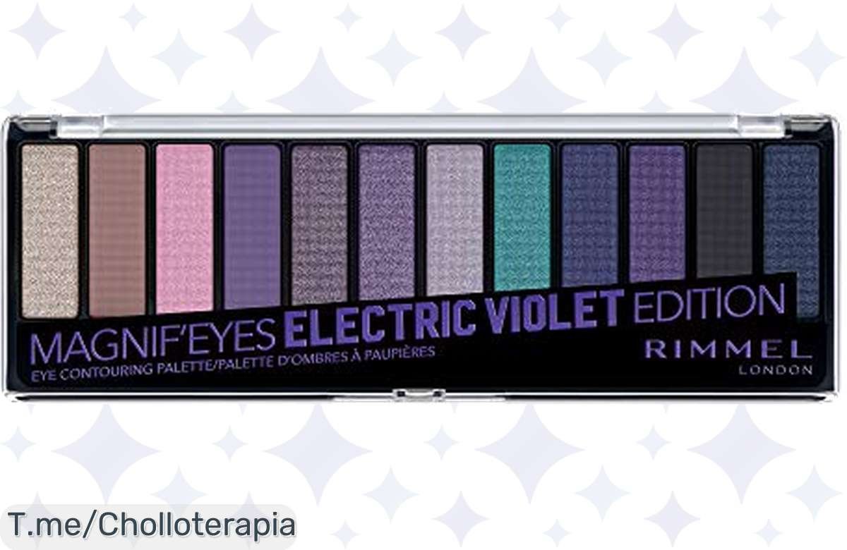 ¡Ofertón! Paleta de Sombras Rimmel London 12 tonos que no puedes dejar escapar