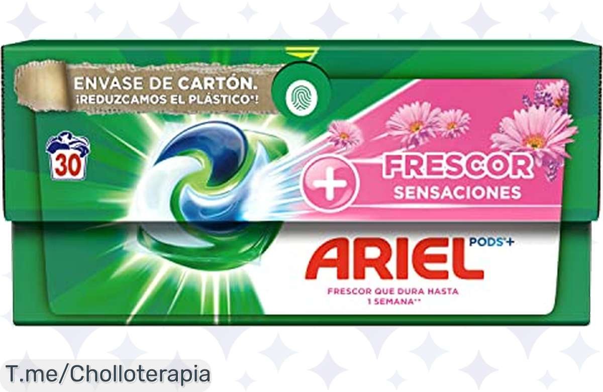 ¡Ofertón en limpieza! Ariel Pods: 30 Lavados a precio de risa, ¡no lo dejes escapar!
