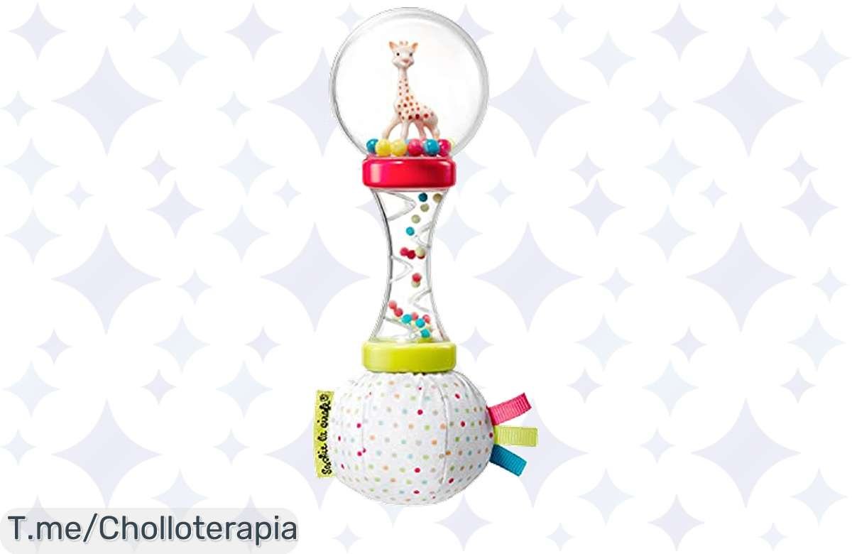 ¡Ofertón sonajero maracas Sophie la girafe! Diversión y estimulación a precio de risa.