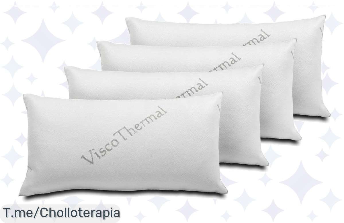 ¡Ojo! Pack 4 Almohadas Viscothermal Tiradas de Precio – Corre y Hazte con Ellas
