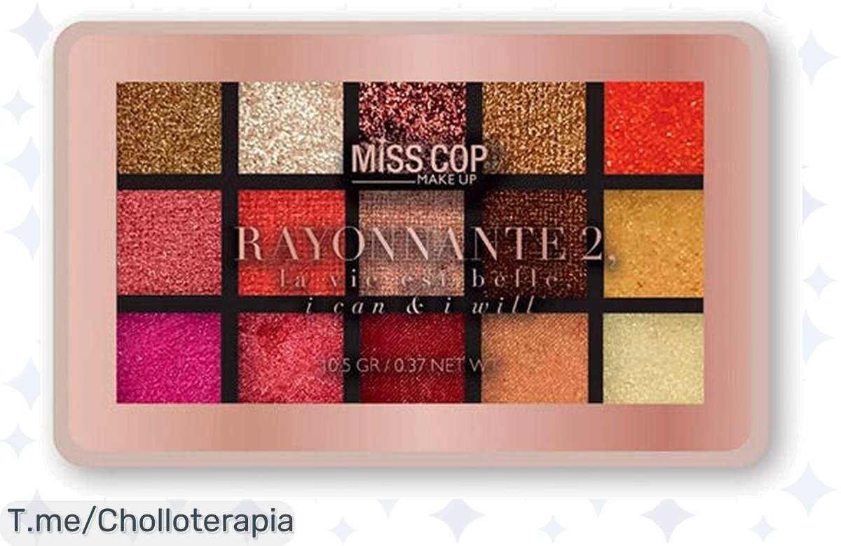 ¡Paleta de sombras Miss Cop Rayonnante 2 a precio de locura!