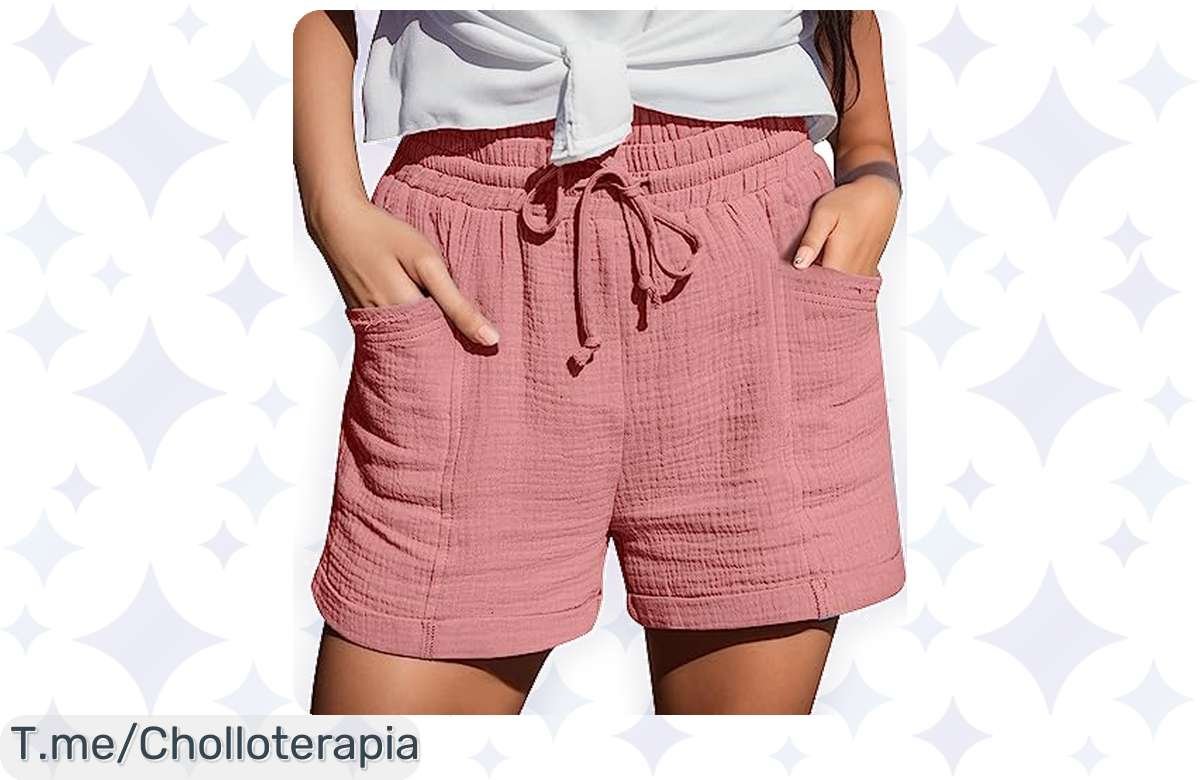 ¡Pantalones Cortos de Verano para Mujer, Estilo y Comodidad en Tallas Grandes con Descuento del 50%!