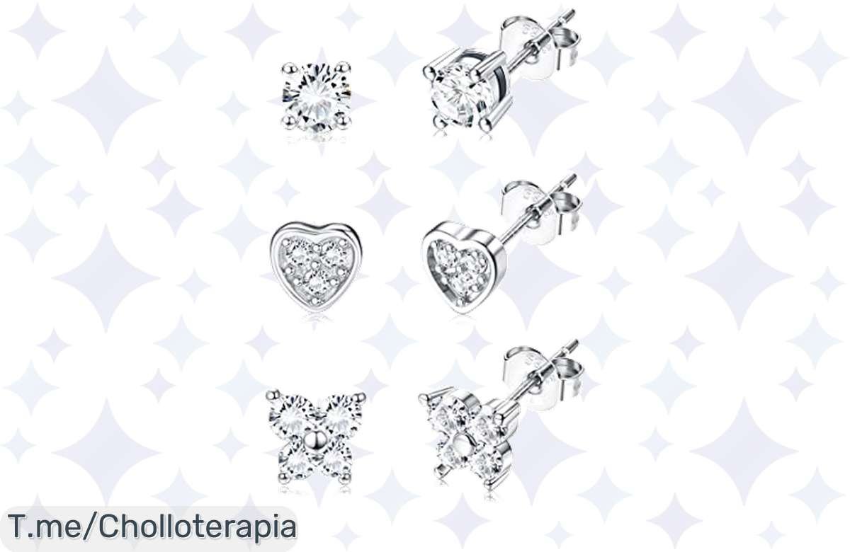 ¡Pendientes de Plata 925 con Circonitas para brillar como una estrella!