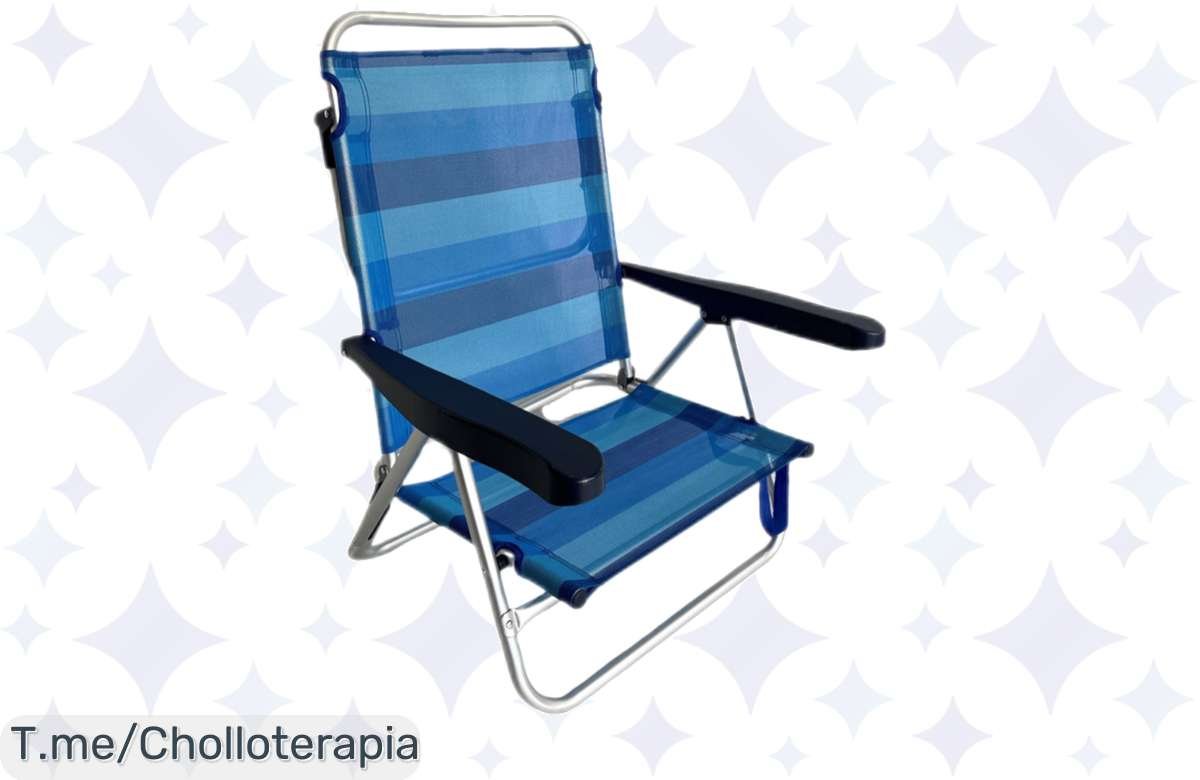 ¡Relájate este verano con nuestra silla de playa convertible en cama!
