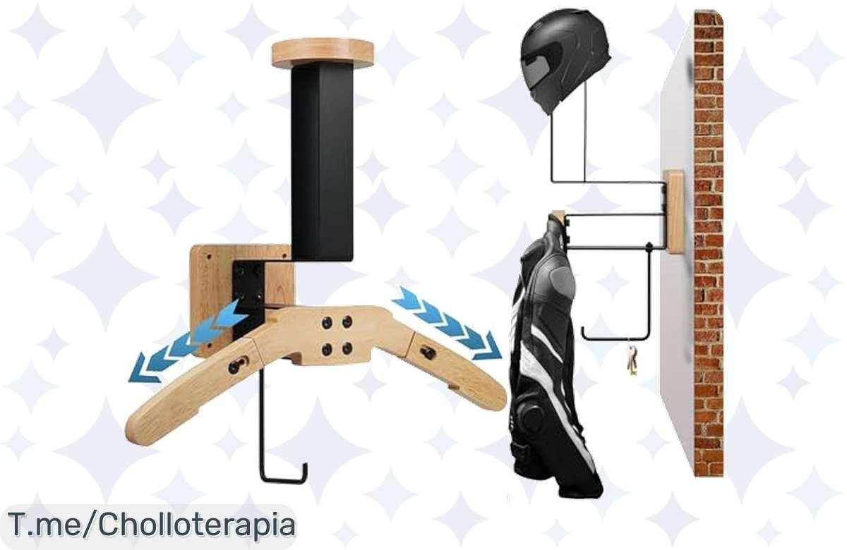 ¡Renueva tu garaje con un 20% de descuento en el Soporte para Casco Aumotop!
