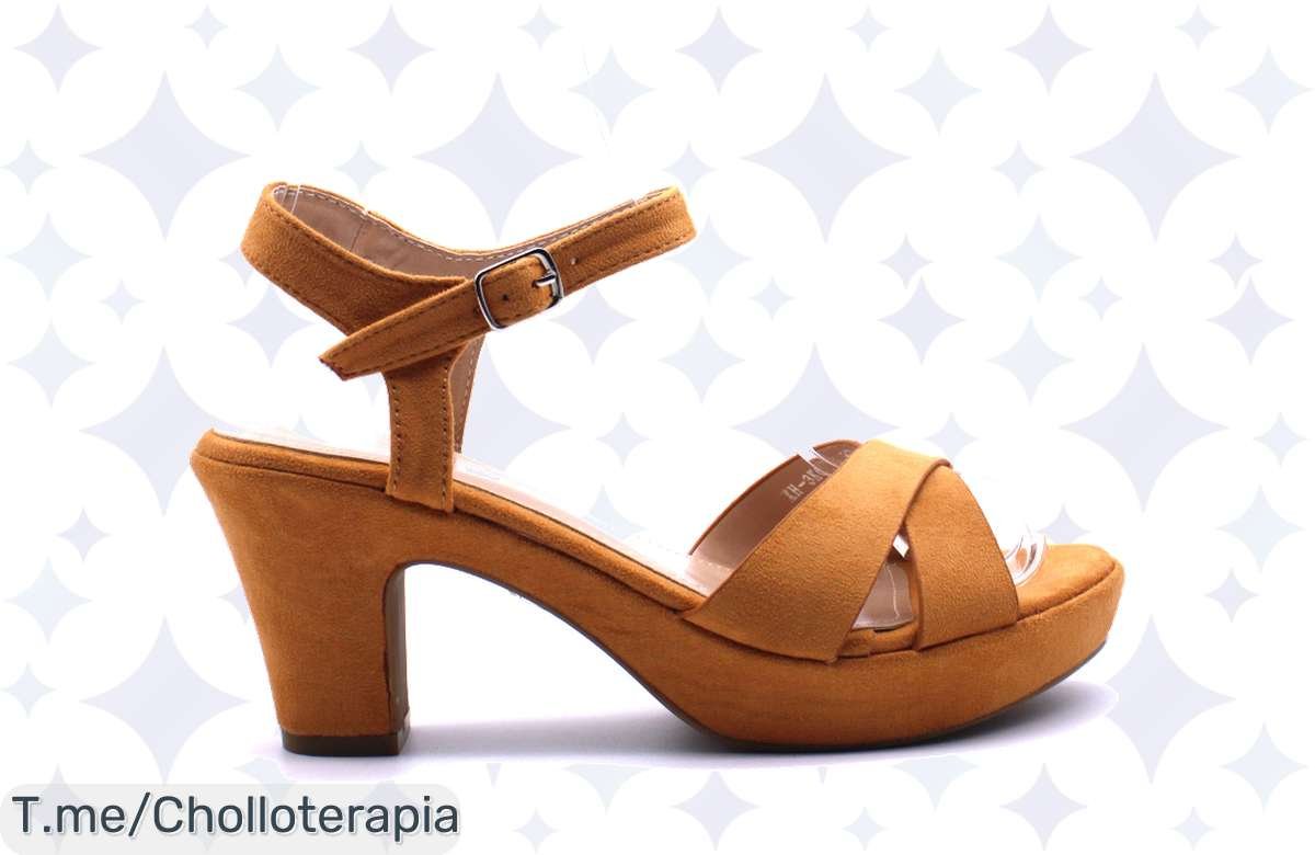 ¡Sandalias Cruzadas de Antelina a Precios de Risa! ¡Ideales para tus Fiestas!
