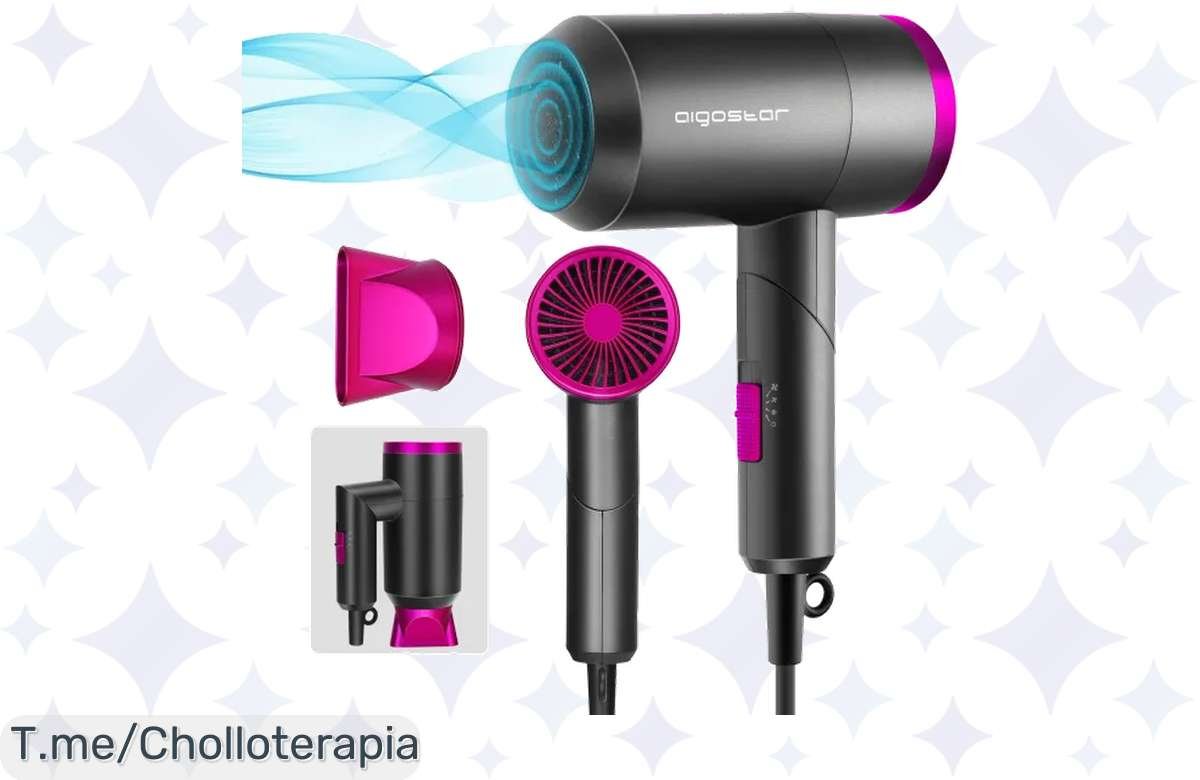 ¡Secador Aigostar Diane tirado de precio! 1800W de potencia y oferta fugaz. ¡Corre!