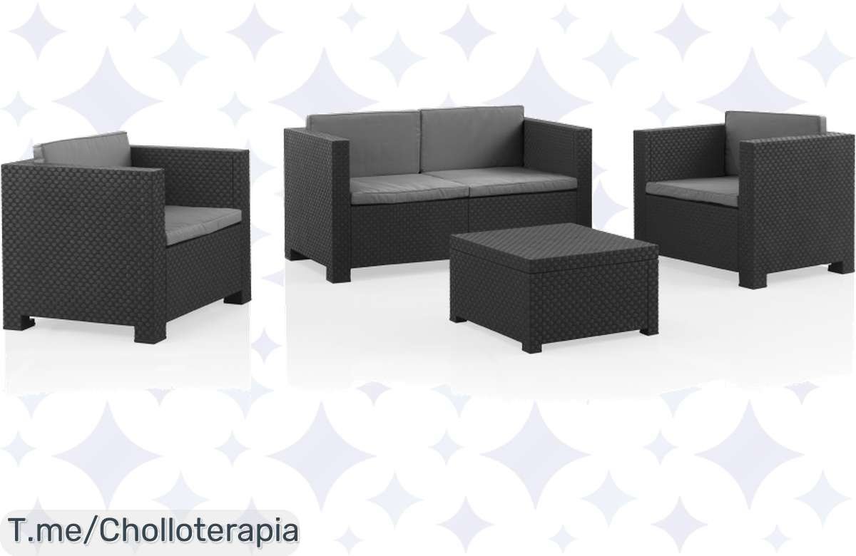 ¡Set de Jardín DIVA: Tu Terraza Soñada a un Precio Increíble!