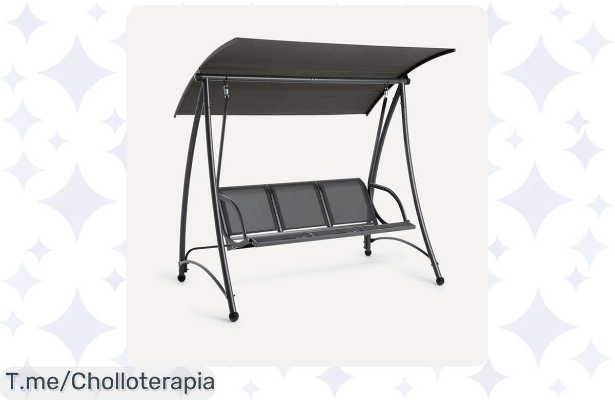¡Siente la libertad con el columpio balancín de jardín en oferta de Yell El Corte Inglés!