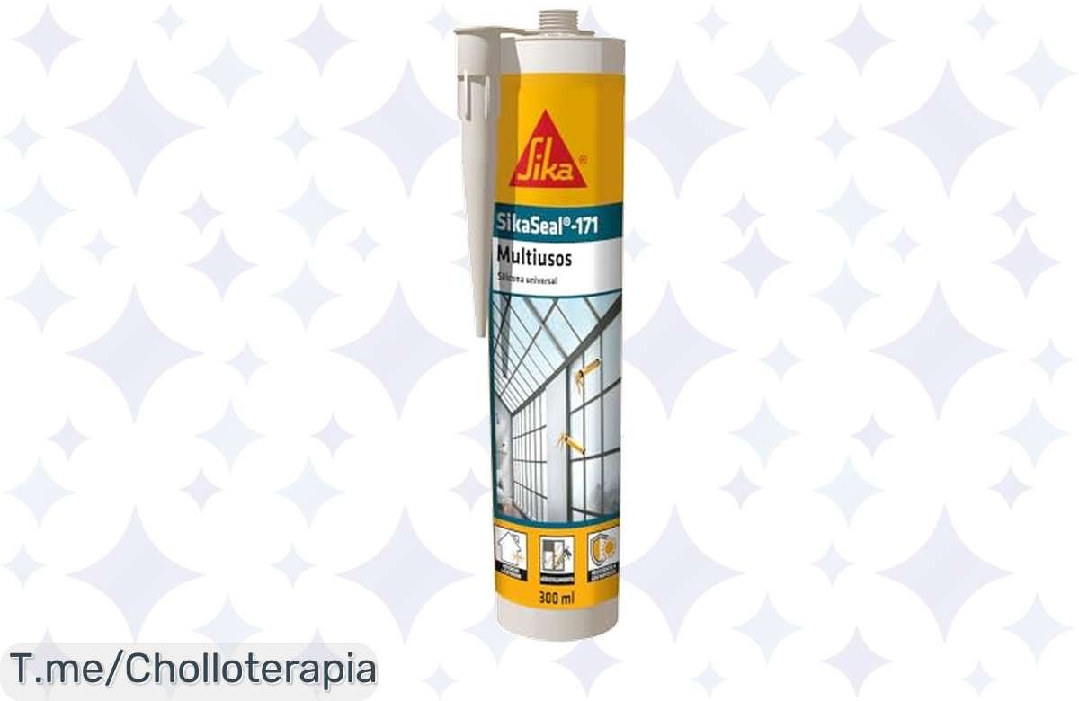 ¡SikaSeal 171 a precio loco! Silicona universal que lo resiste TODO, y a precio de risa.