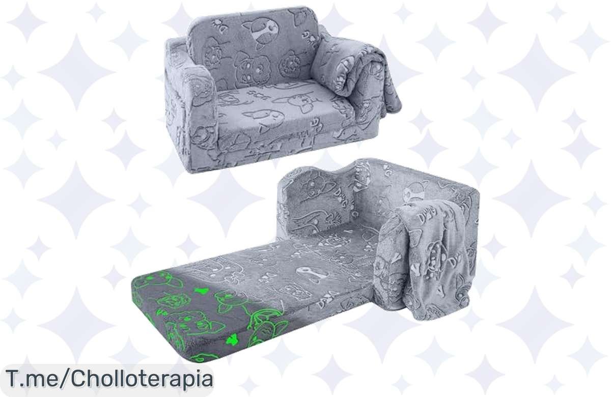 ¡Sofá infantil plegable: diversión y comodidad en uno!