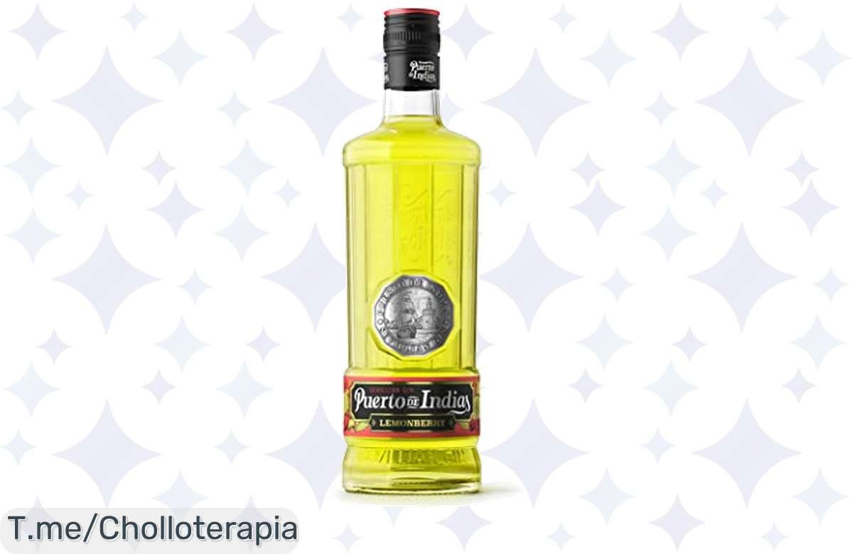 ¡Solo por hoy! Prueba la increíble Ginebra Puerto de Indias sabor limón, fresa y mora