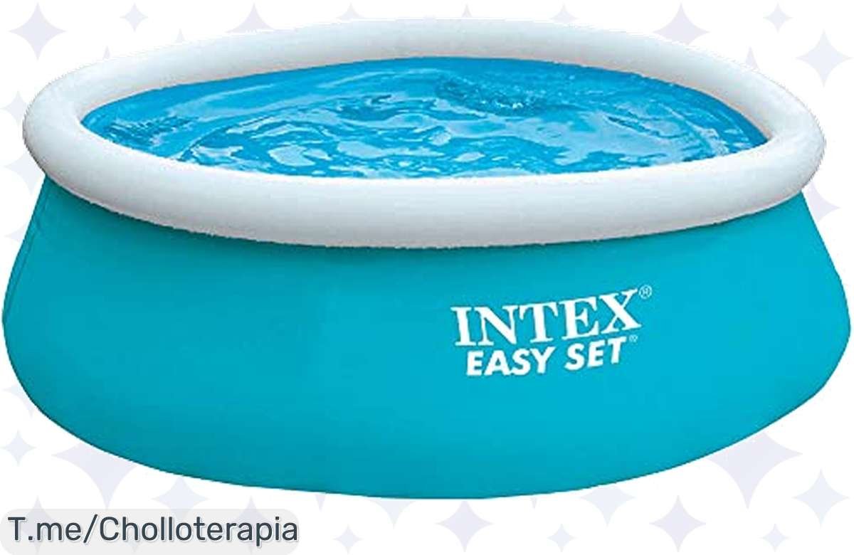 ¡Sumérgete en la diversión con esta increíble piscina hinchable Intex a precio de risa!