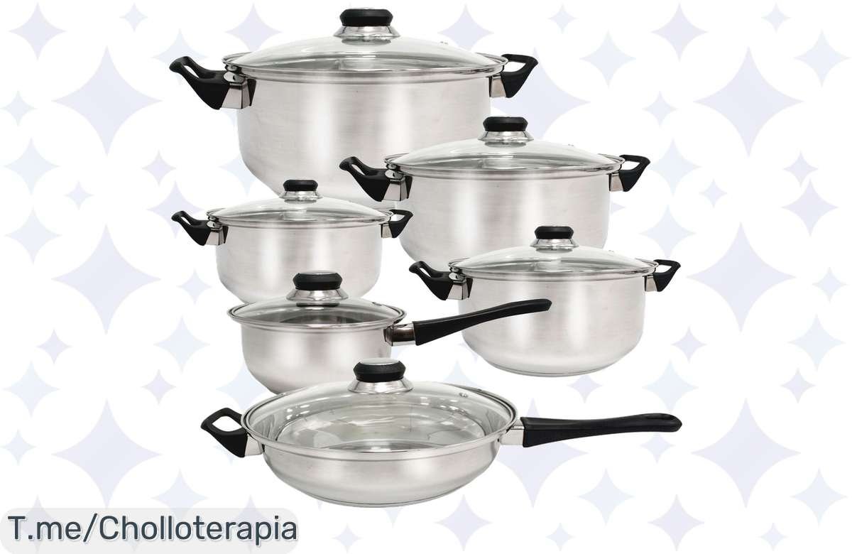 ¡Tu cocina a otro nivel! Batería Quttin Genova 12 piezas a precio de locura