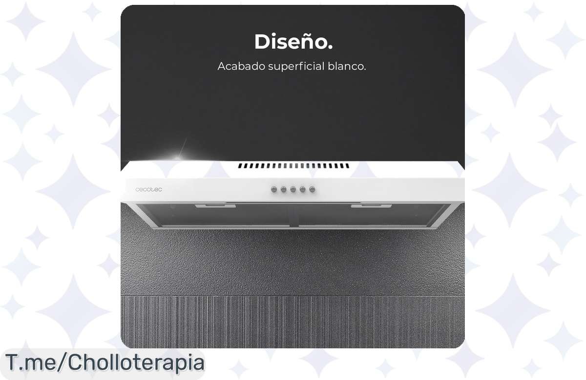 ¡Última Oportunidad! Campana Extractora Cecotec Bolero Flux 60cm a Preciazo insuperable, renueva tu cocina ya!
