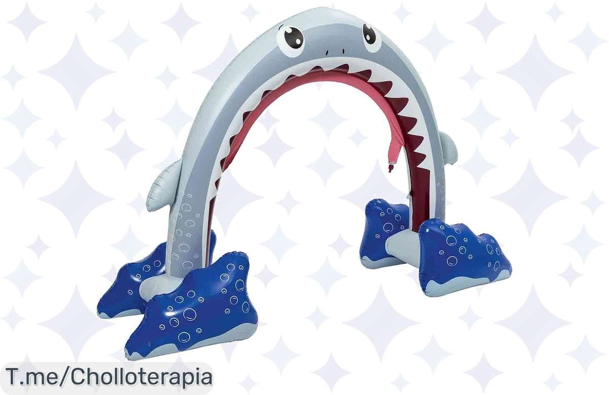 ¡Última oportunidad! Rociador hinchable a precio de locura, diversión total este verano.