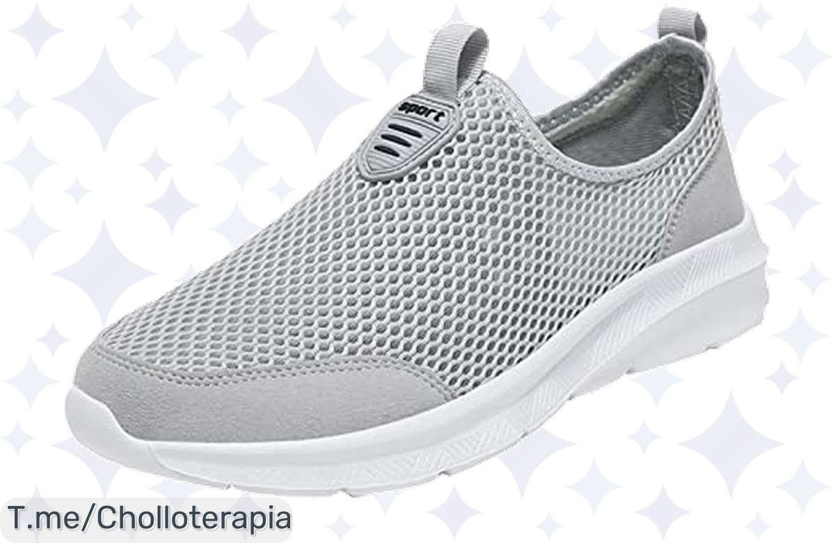 ¡Zapatillas transpirables para hombre a precio de risa, usa el cupón y ahorra un 58%!
