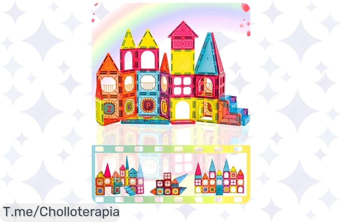 Ahorra un 50% en Beeyouk Bloques Magnéticos y desata la creatividad de tus peques ahora mismo!