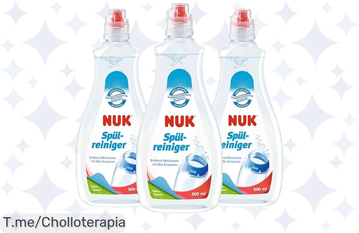 Aprovecha: Limpiador de biberones NUK casi regalado, ¡protección total para tu peque!