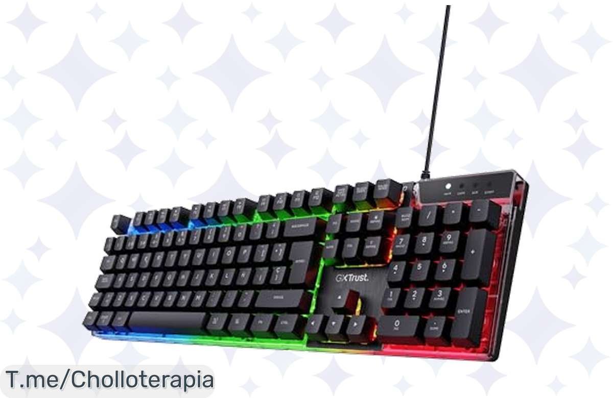 Aprovecha: Teclado gaming con luces a precio de risa, ¡hazlo tuyo ya!