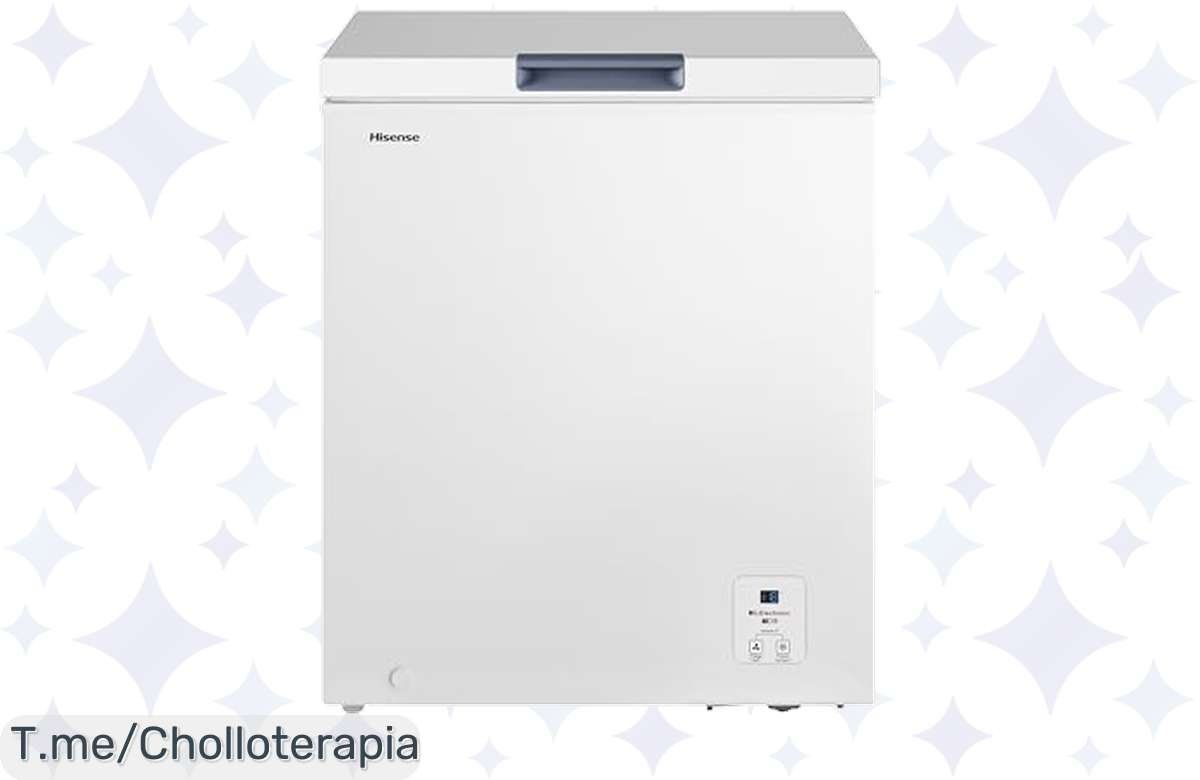 Arcón congelador Hisense 142L a precio de locura, ¡no lo dejes escapar!