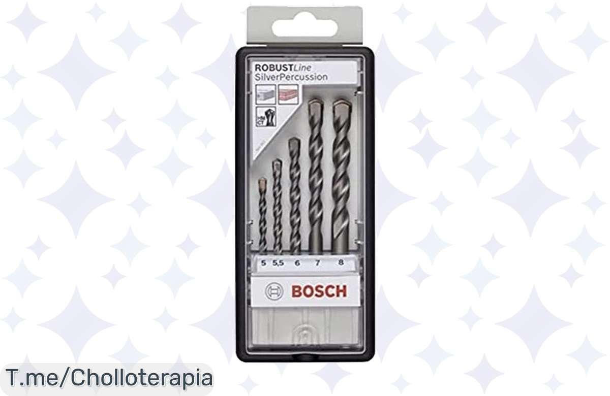 Brocas Bosch tiradas de precio para piedra y hormigón, ¡no te quedes sin ellas!