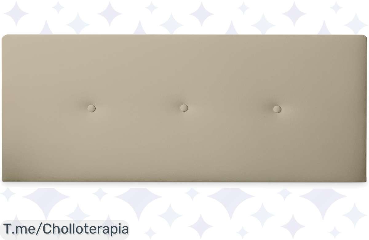Cabecero Firenze Acolchado Beige: ¡Descuento Imbatible, Cómpralo Ya!