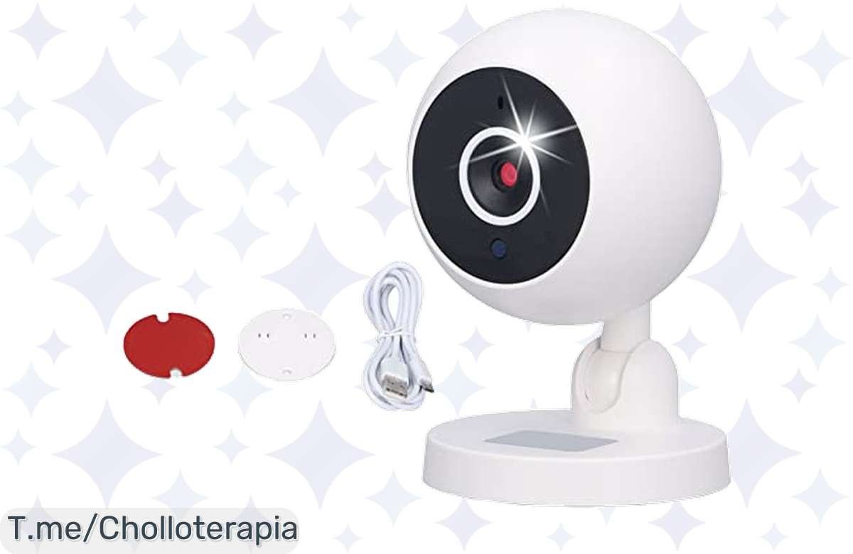 Cámara WiFi 1080P HD, ¡chollazo único! Visión nocturna y detección de movimiento, ¡aprovecha ya!