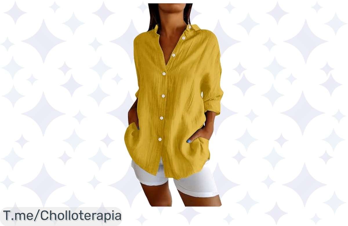 Camisa Plisada para Mujer: ¡Descuento Loco del 50%!