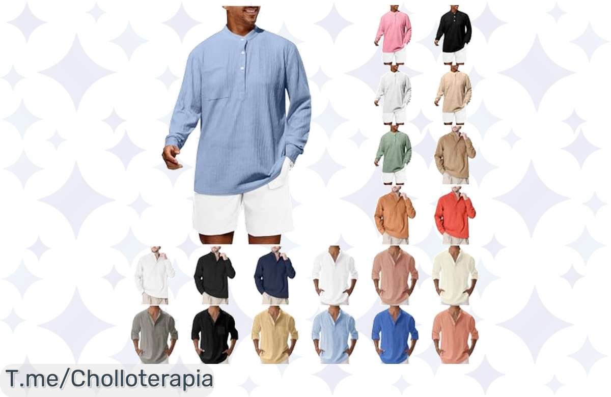 Camisas de Verano para Hombre con 50% de Descuento: ¡Renueva tu Armario Ahora!