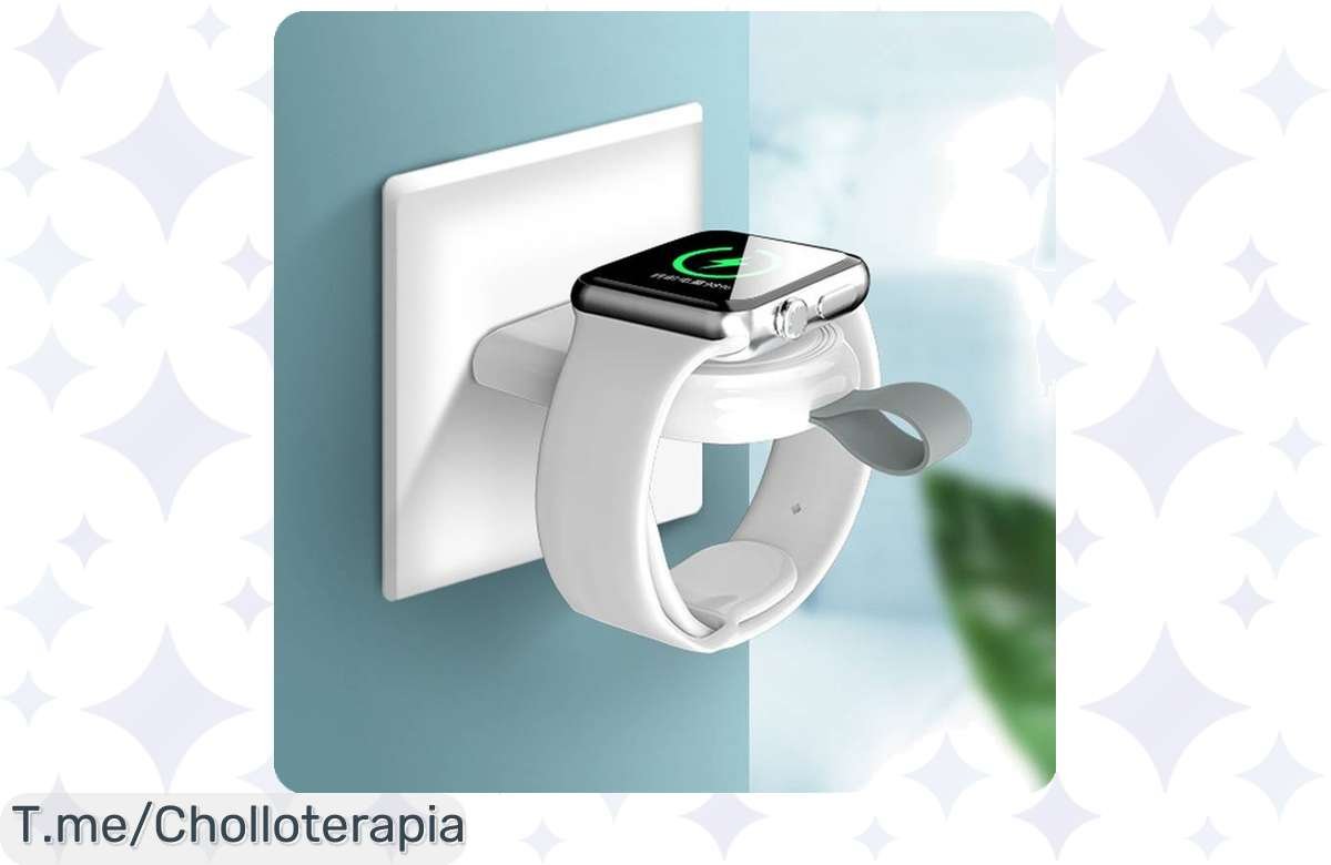 Cargador inalámbrico Apple Watch a un precio loco, ¡solo por tiempo limitado!