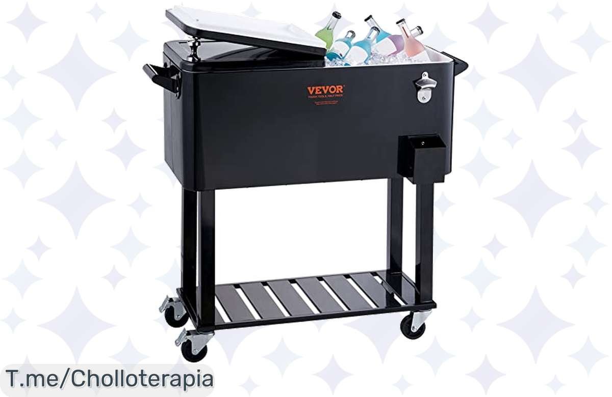 Carro de Bebidas Refrigerado: ¡Mantén tus tragos fríos y no dejes pasar esta ganga!
