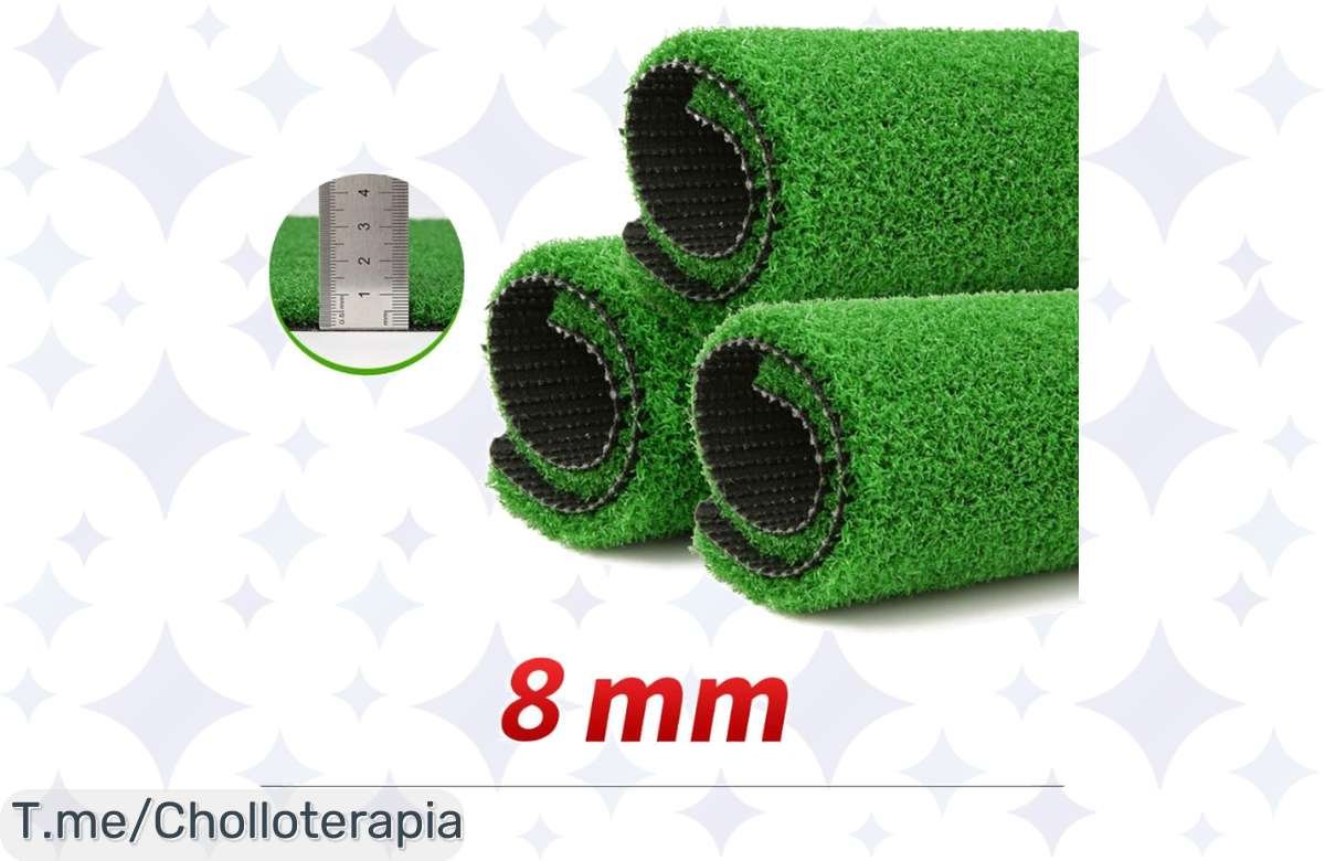 Césped artificial de lujo a mitad de precio: ¡Aprovecha antes de que vuele!