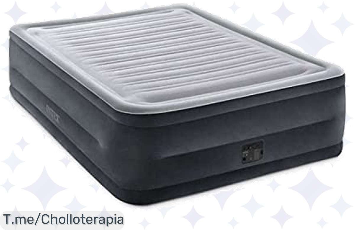 Chollazo: Colchón hinchable de lujo, inflado en 4 minutos, descanso premium a precio increíble.