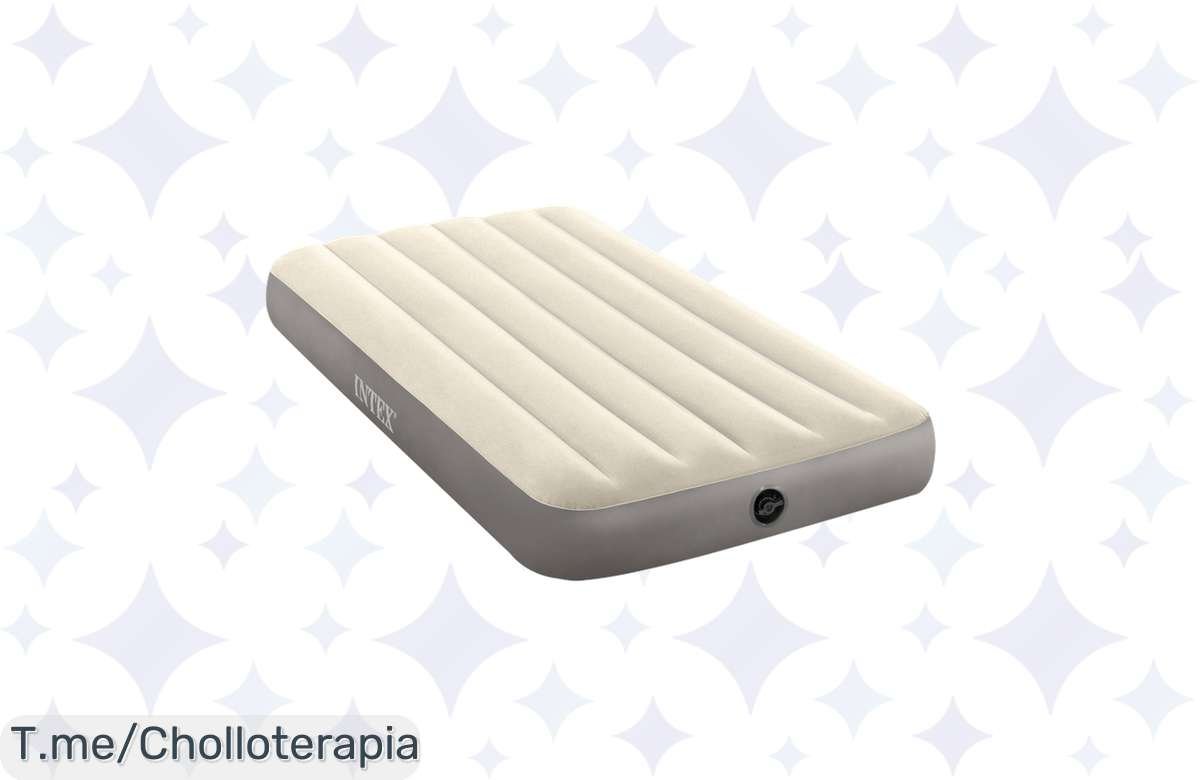 Colchón hinchable INTEX: ¡Oferta locura, el mejor aliado para tu camping!