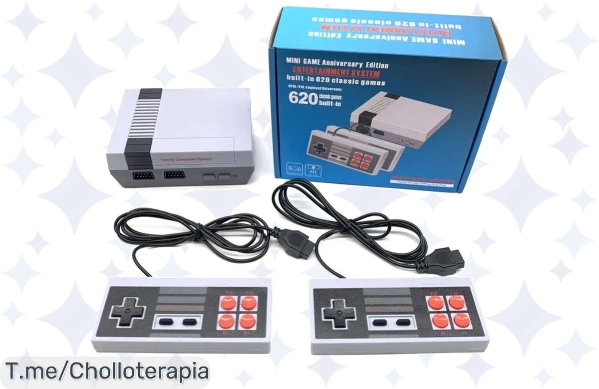 Consola retro mini: Juegos arcade legendarios a precio de risa ¡No lo dejes pasar!