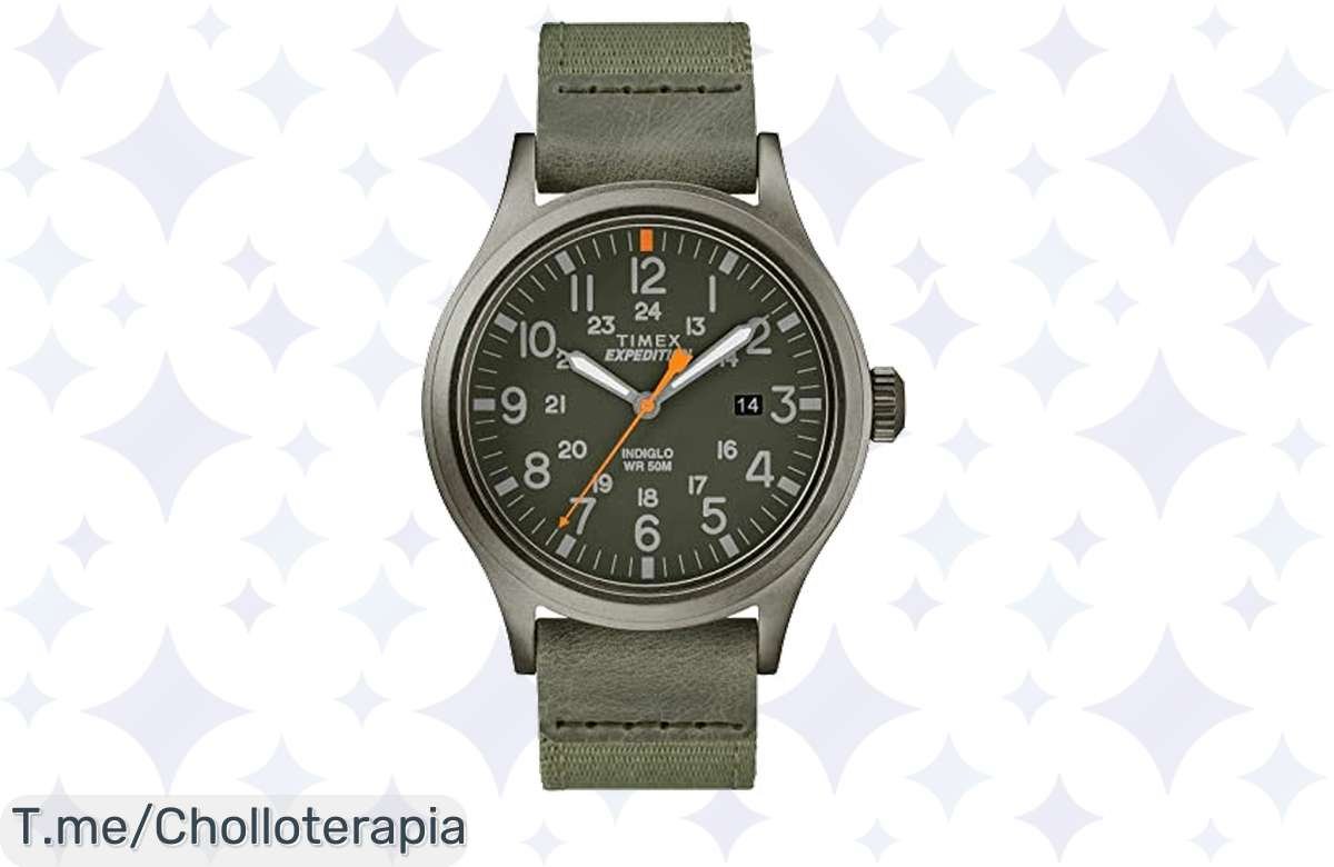 Corre a por el Timex Expédition Scout: Reloj de titanio al mejor precio, solo por tiempo limitado