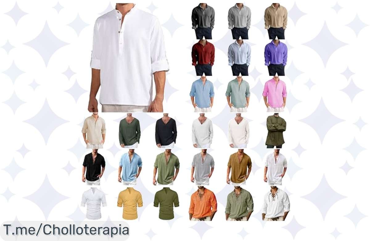 Descuentos locos en camisas de verano: ¡Hasta el 55%!