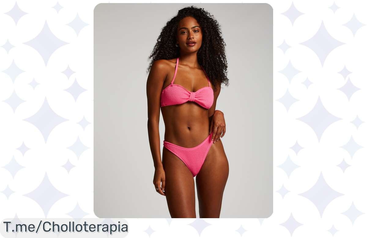 El bikini de corte alto que hará que tus piernas luzcan increíbles ¡Oferta bomba!