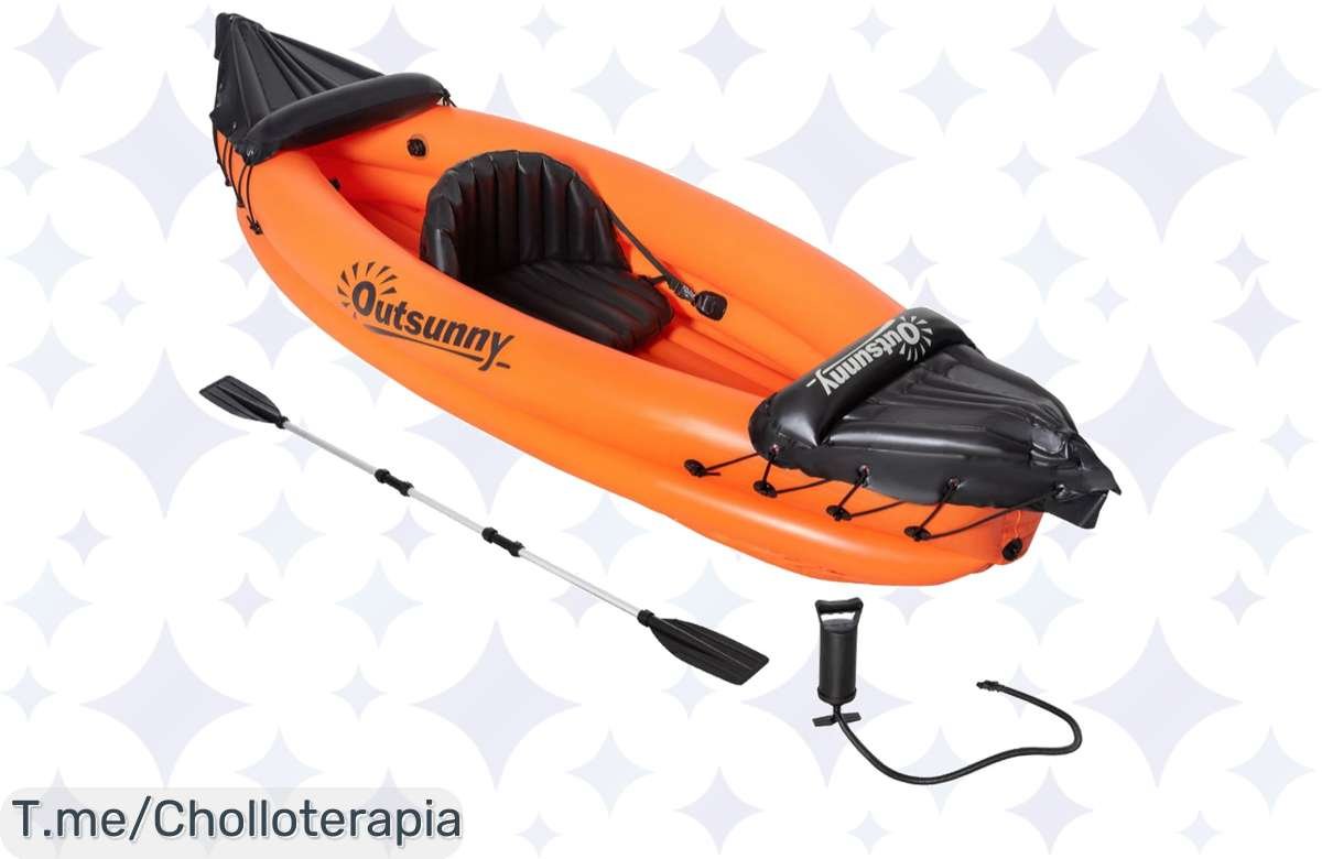 El kayak inflable para una sola persona que no puedes dejar pasar ¡Oferta limitada!