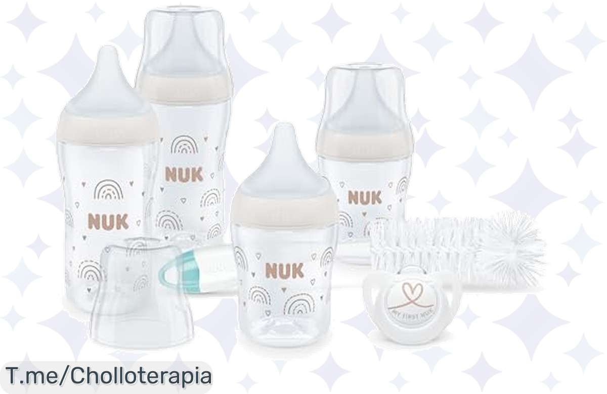 El set de biberones NUK que tu bebé necesita ¡a un precio de locura!