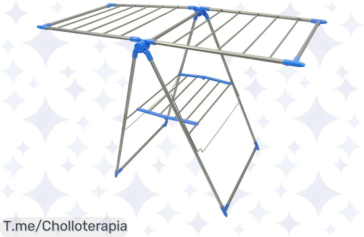 El tendedero plegable de tus sueños a precio de risa