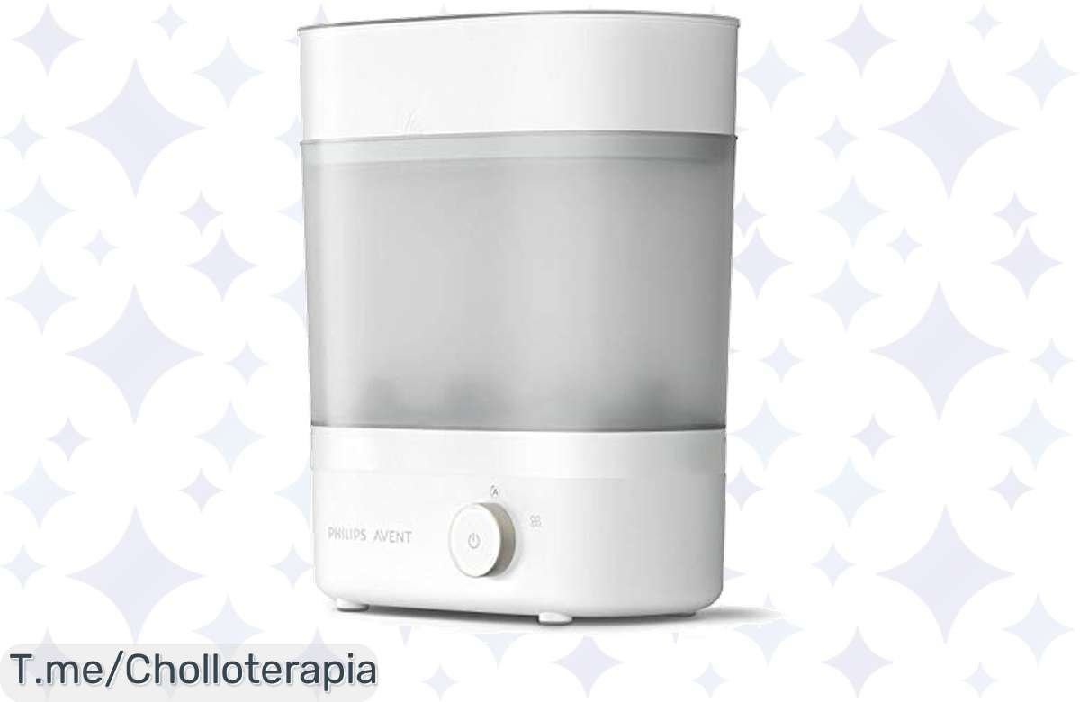 Esterilizador Philips Avent a precio loco: Adiós gérmenes en 6 minutos y biberón seco en 40. ¡Corre que vuela!