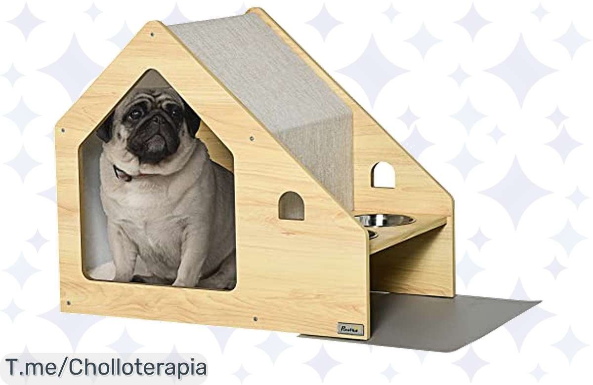 Flipa con esta caseta deluxe para perros y ahorra un 30% con el cupón ya!