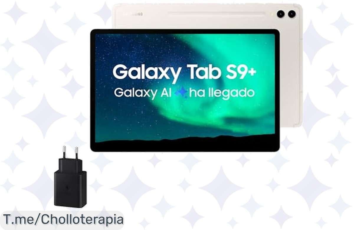 Galaxy Tab S9+ con IA y 256 GB a precio de locura, ¡cómprala ya!