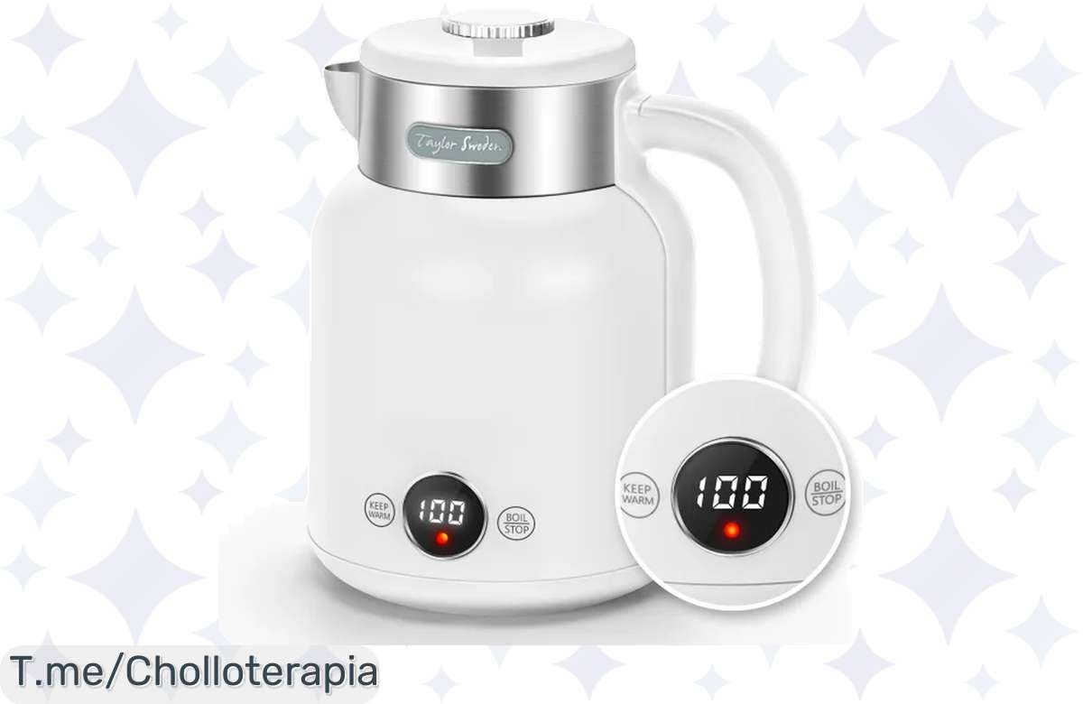 Hervidor Retro Taylor Swoden: ¡2200W de Pura Potencia a un Precio de Locura! Oferta Limitada.