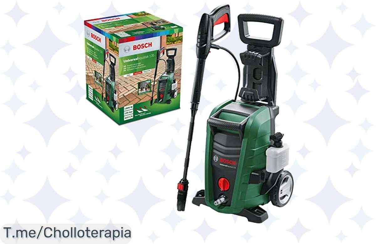 Hidrolimpiadora Bosch: ¡Descuentazo brutal y 135 bares de poder!