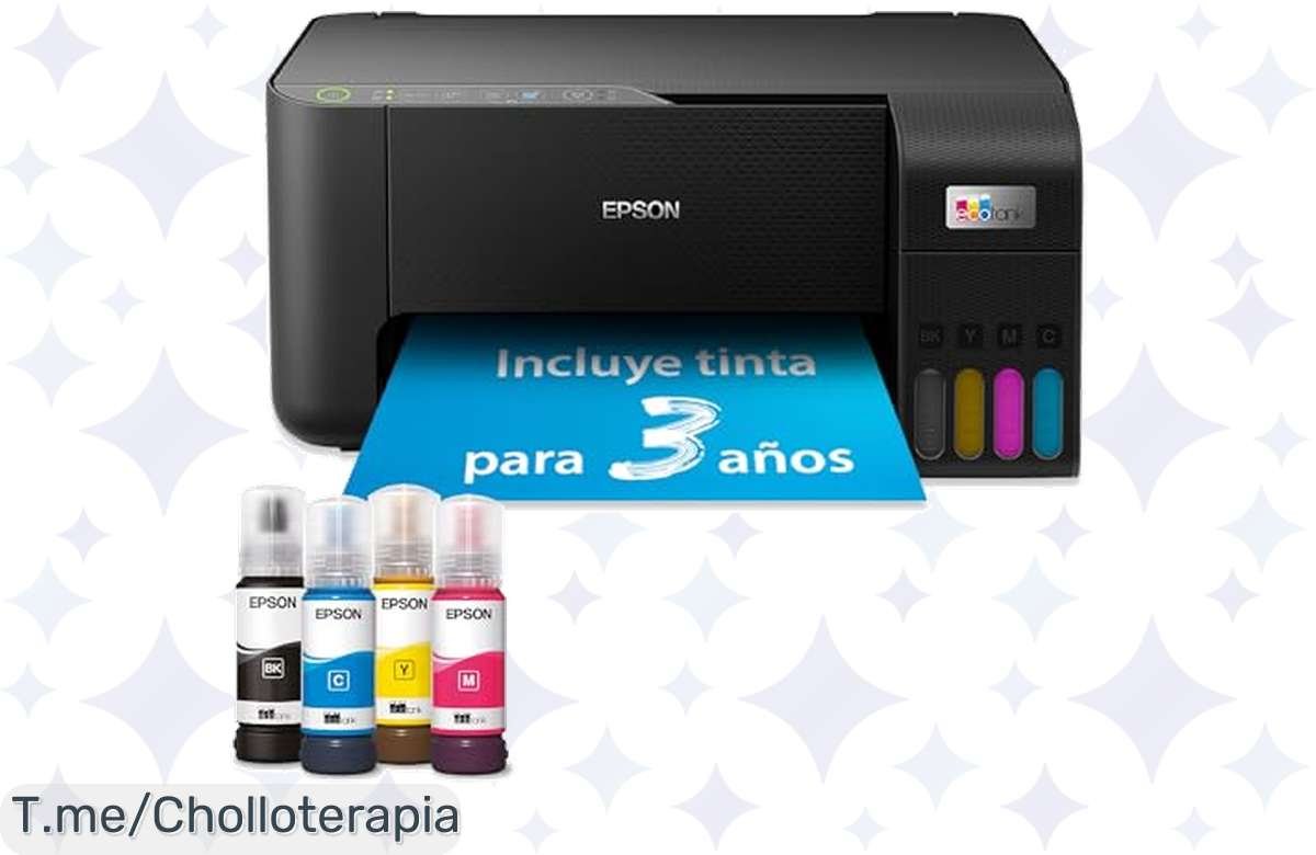 Impresora EcoTank en oferta: ahorra un dineral en tinta ahora mismo